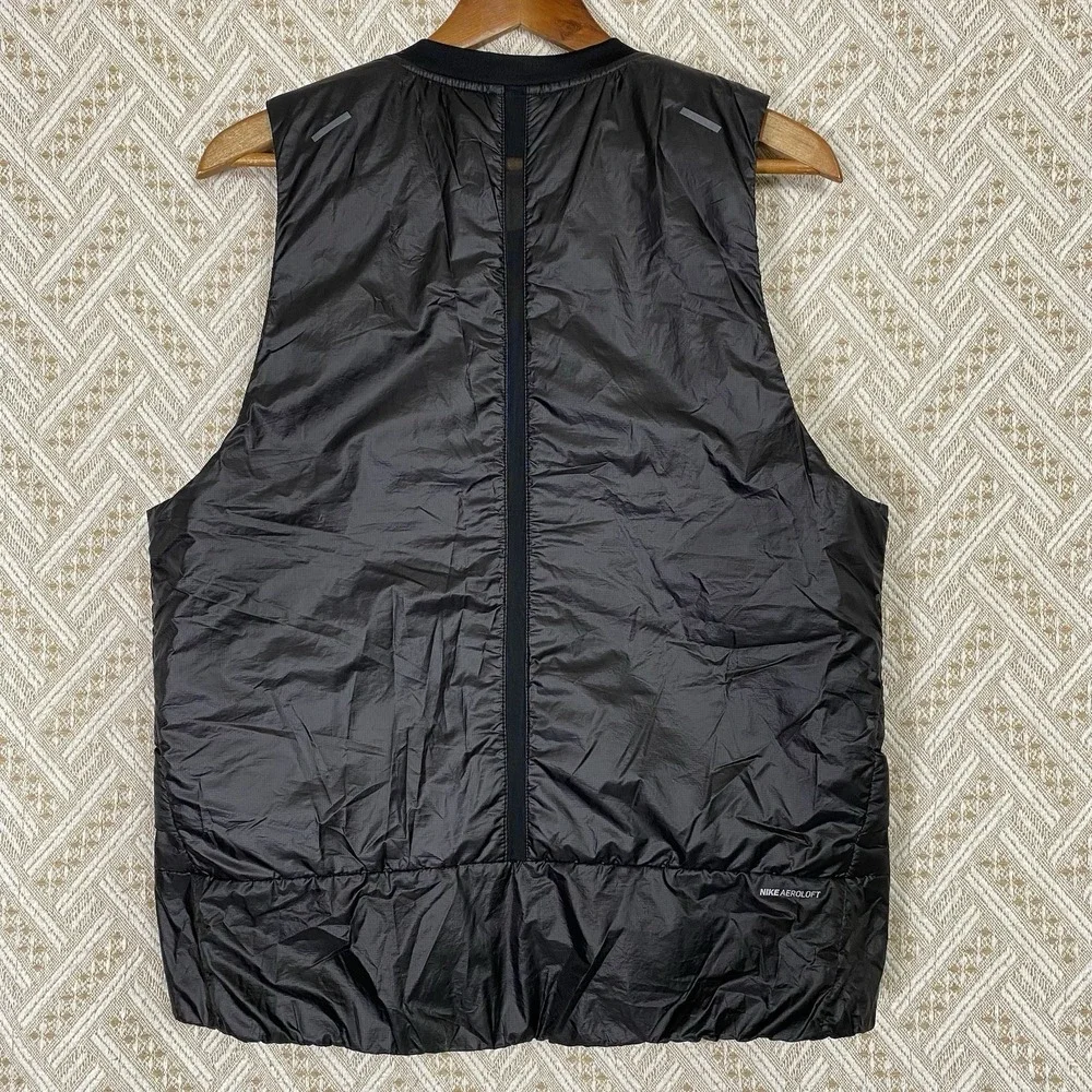 Nike Womens M AeroLoft 800 Goose Down Vest Running Packable Lightweight Reflect